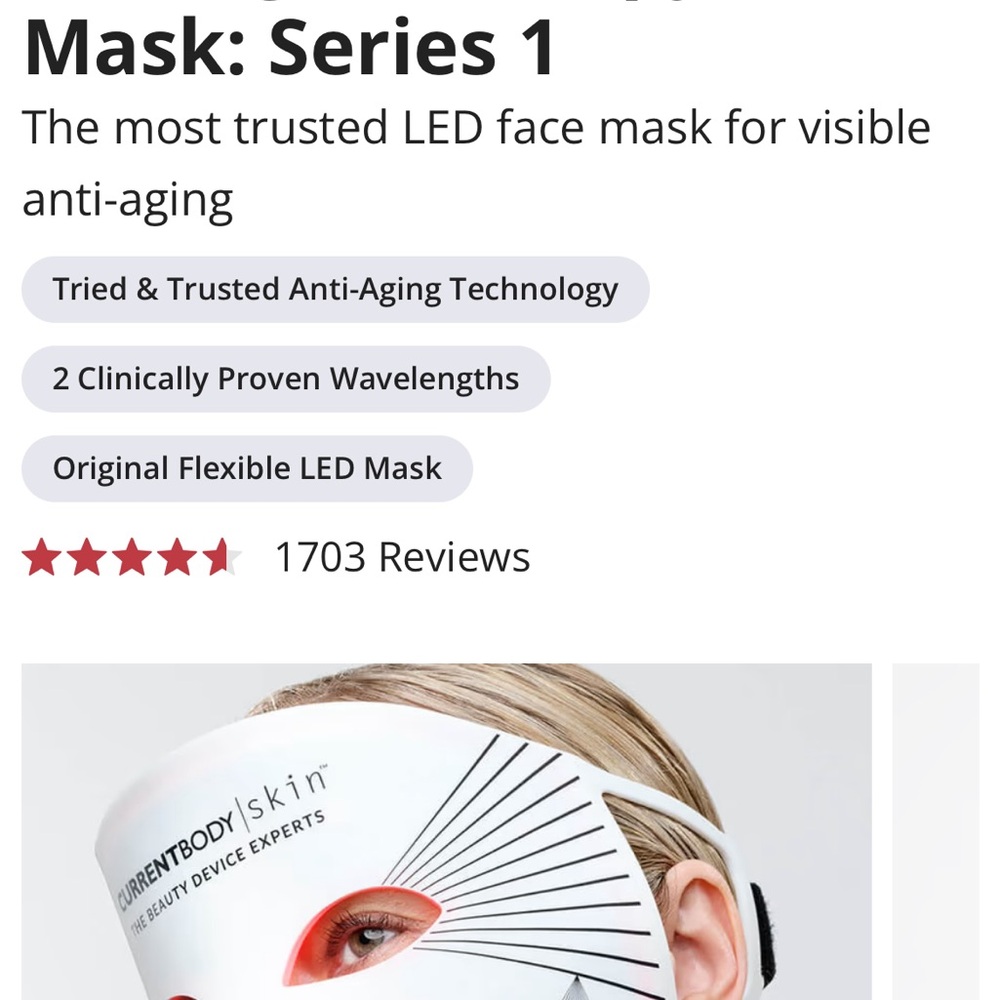 CurrentBody LED Face Mask